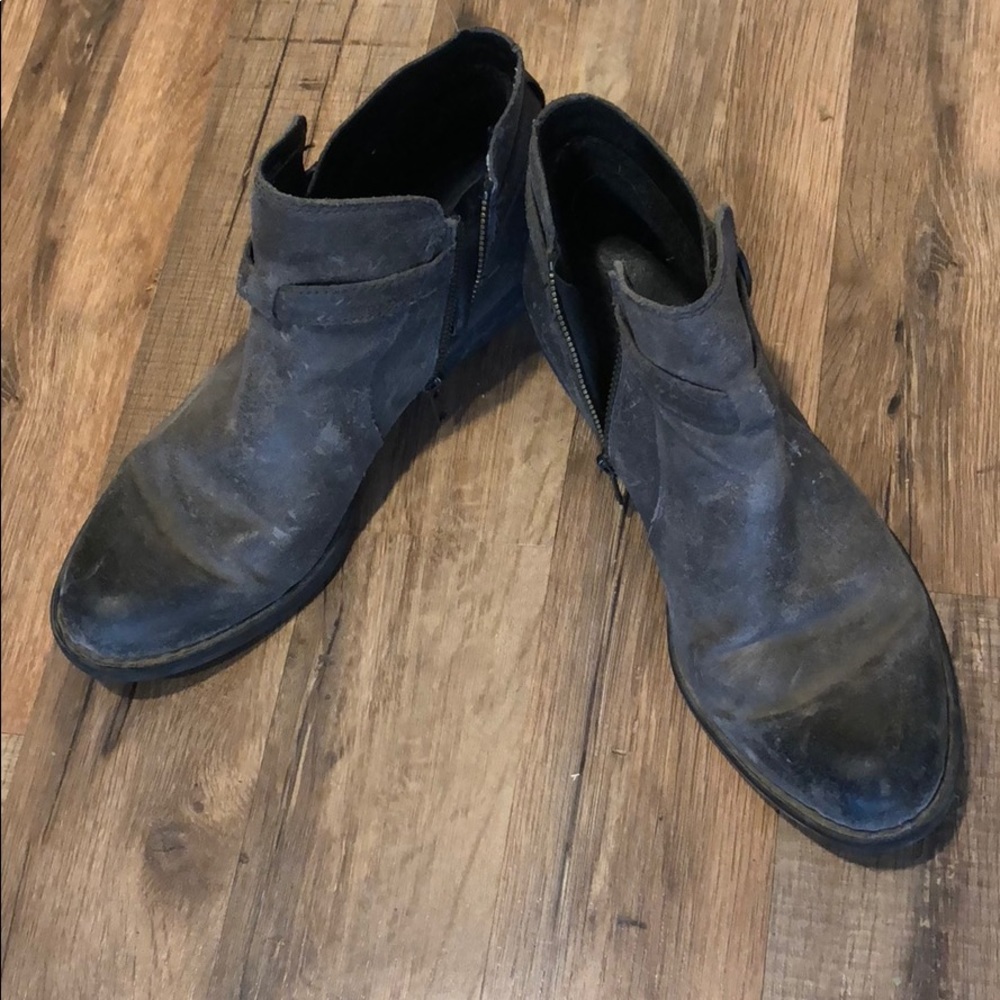 Born leather booties